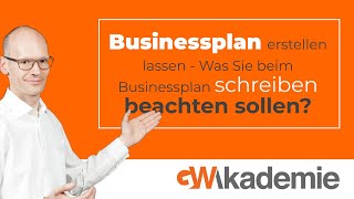 Businessplan erstellen lassen  Was Sie beim Businessplan schreiben beachten sollen • GWritersde [upl. by Ellehcirt]