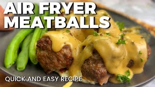 The Best Meatball Air Fryer Recipe [upl. by Rodie]