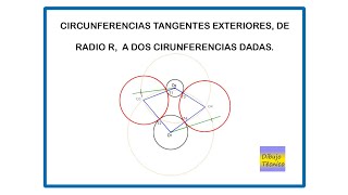 Enlaces  Enlazar dos circunferencias conociendo el radio de enlace [upl. by Mignonne]