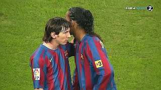 When 17 Year Old Lionel Messi TOYED with €1 Billion Real Madrid Team HD [upl. by Norrahs127]