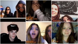 Handsome french Boy on Omegle 🤩  Girls reaction 🥰 omegle [upl. by Pillihpnhoj]