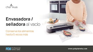 PDS Planeta  Descubre la Envasadora al vacío de ChefPlus  Batch Cooking [upl. by Rihana]