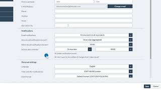 Profile Settings in PlanRadar [upl. by Ahsenit706]