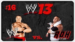 Lets Play WWE 13 Universe Mode WWE vs ROH  Folge 16  Briscoes c vs Castagnoli amp LowKi [upl. by Sitto]