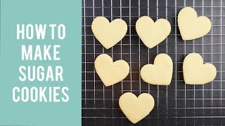 Easy Sugar Cookies That Dont Spread amp Recipe  Part 1 of 3 [upl. by Agathe]