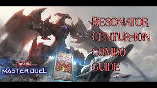 Yugioh Master Duel Resonator Centurion Combo Guide [upl. by Ravens]