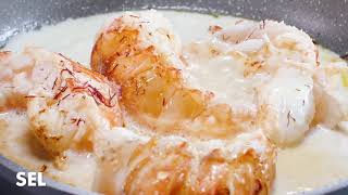 Recette facile de queue de langoustes safranées [upl. by Jedlicka]