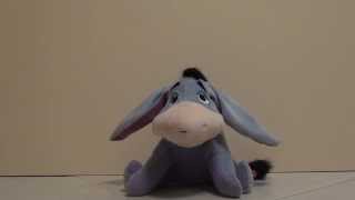 Fisher Price Eeyore Singing With Moving Ears Plush  TheMad [upl. by Nadabb]