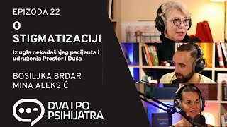 O stigmatizaciji iz ugla pacijenta i udruženja za pomoć  Dva i po psihijatra ep22 [upl. by Frantz]