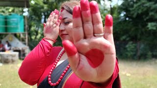 Newari dance 2080 saparu gaijatrashortvideo keepsmiling newariculture newar shaktikhor [upl. by Aiyekal]