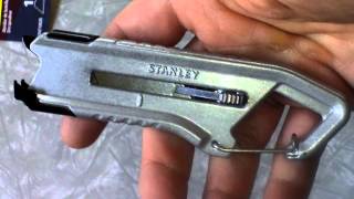 Stanley QuickSlide Utility Knife Review STHT10828 New model [upl. by Enilecram]