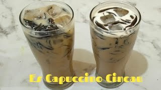 Cara Membuat Es Cappucino Cincau Simple [upl. by Leff]