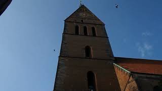 Hannover Marktkirche Glockenkonzert am 14092024 Ausschnitt WestminsterMotiv mit Unteroktave [upl. by Vita232]