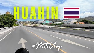 MOTOVLOG to Siam Venezia  Hua Hin Thailand  asaniPOV [upl. by Anelav]