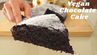 Vegan Chocolate Cake with Aquafaba [upl. by Eiknarf]