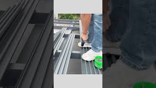 Aluminum alloy awning installation process [upl. by Sire]