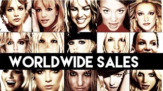 Britney Spears Worldwide Singles and Album Sales [upl. by Hosfmann]