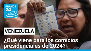 El futuro electoral de Venezuela la incógnita ante las presidenciales de 2024 [upl. by Andrey854]