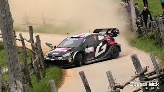 WRC Croatia Rally 2024 Highlights  Maximum Attack Crazy Jumps amp Mistakes [upl. by Pan622]