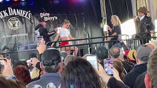 Daytona bike week 2021 wet tshirt contest dirty Harry’s [upl. by Arrotal]