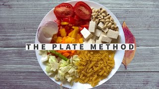 THE PLATE METHOD  PROPERLY PORTION YOUR MEALS  BALANCED DIET  TIME TO STOP COUNTING CALORIES ❤ [upl. by Niels]