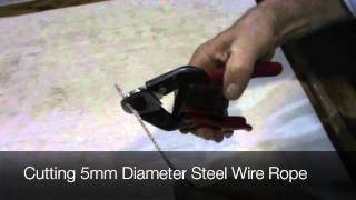 Stainelec RC8 Manual Wire Rope Cutter by ARM Sangyo [upl. by Meldon238]