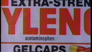 Tylenol  1989 Commercial [upl. by Otilia]