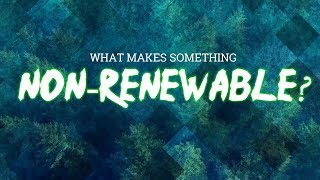 GCSE Chemistry 19 What makes a fuel Non Renewable [upl. by Jepum228]