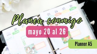 Planea Conmigo  Agenda A5  Kit de Stickers planeaconmigo papeleria [upl. by Amorita]