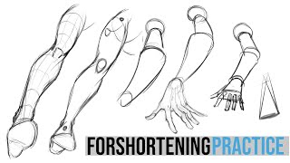 Forshortening Practice Activity for Comic Artists [upl. by Hoy]