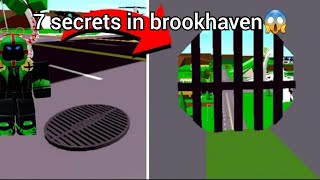 Top Brookhaven Scary Secrets on Roblox YOU CANNOT BELIEVE THE 5TH ONE [upl. by Laehplar]