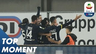 Pellissier Scores Dramatic Last Minute Goal  Chievo 11 Inter  Top Moments  Serie A [upl. by Iderf]