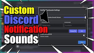 How to get CUSTOM DISCORD Notification Sounds 2023 [upl. by Lazare]