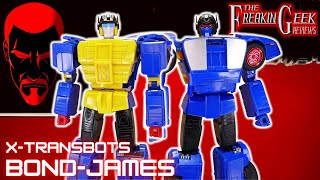 XTransbots BONDJAMES PunchCounterpunch EmGos Transformers Reviews N Stuff [upl. by Ahcsim]