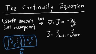 Continuity Equation Semiconductor Derivation Part 1 [upl. by Rozamond548]