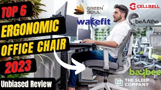 6 Best Office Chairs In India 2023  Best Ergonomic Office Chairs 2023  Chairs For Work From Home [upl. by Savina208]