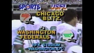 1983 USFL Week 1  Blitz vs Federals [upl. by Xanthus75]