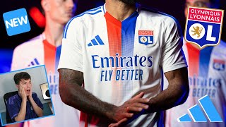 FLIPO al VER la NUEVA EQUIPACIÓN del OLYMPIQUE de LYON para la TEMPORADA 20242025 HECHA por ADIDAS [upl. by Hsirap]