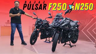 All new Bajaj Pulsar N250 Vs Bajaj Pulsar F250  which one to buy Pulsar BajajPulsar🔥 [upl. by Thackeray]