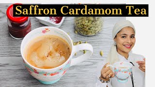 Saffron Cardamom Tea Rich amp Elegant Chai Recipe Indian Tea [upl. by Sansbury]