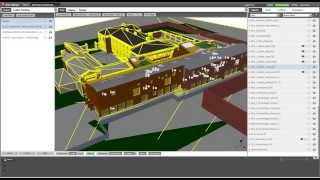 Tekla BIMsight koordynacja architektury z konstukcją [upl. by Annovy]