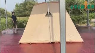 Outdoor Tent Rain Test  Chinese Tent Manufacturer  Everich Outdoor [upl. by Gentry]