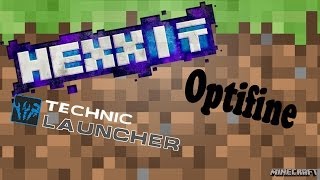 Minecraft Hexxit│Optifine installieren 152 GermanDeutsch [upl. by Diad]