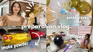 GENDER REVEAL PREPARATIONS Anong mga ginawa para sa reveal 😍 [upl. by Pooi]