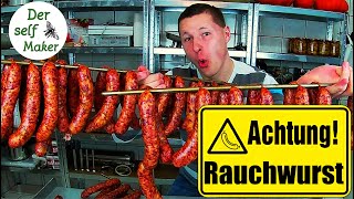 Knacker selber machen 2  Rauchwurst ganz einfach selber machen  Der self Maker [upl. by Jayne]