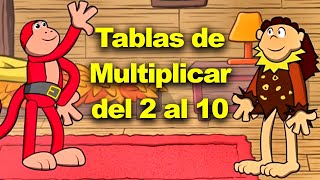 TODAS LAS TABLAS DE MULTIPLICAR DEL 2 AL 10 EL MONO SÍLABO [upl. by Pellet]