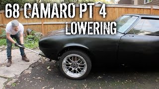 68 Camaro Pt 4  How To Install Drop Spindles [upl. by Raval]