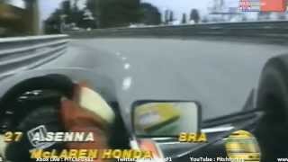 Ayrton Senna onboard lap around Monaco 1990 [upl. by Gun]