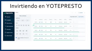 DT FINANZAS INVIRTIENDO EN YO TE PRESTO [upl. by Alimrahs253]