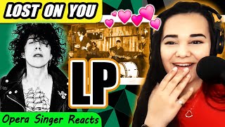 LP  LOST ON YOU  Live Session  Vocal CoachOpera Singer Reacts LIVE [upl. by Leasi122]